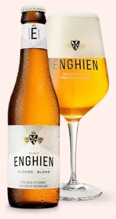Enghien Blonde beer at MLYN Ukrainian Restaurant, Winnipeg