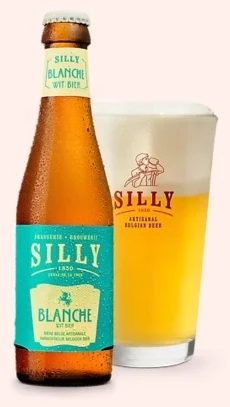 Silly Blanche wit beer at MLYN Ukrainian Restaurant, Winnipeg
