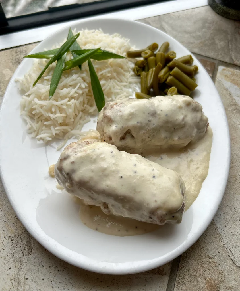 Handmade Varenyky perogies at MLYN Ukrainian Restaurant in Winnipeg, MB
