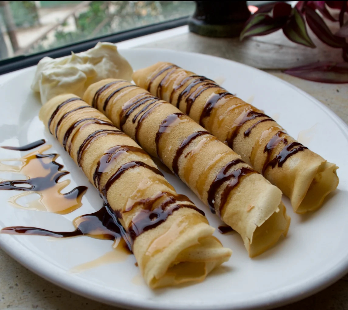 Traditional Ukrainian Borsch soup at MLYN Restaurant on Corydon Ave, Winnipeg